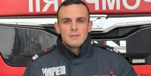 Omul potrivit, la locul potrivit: Sergent major Gabriel Petrovan, pompier al ISU Maramureș, a salvat un om care se înecase