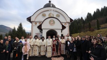 S-a sărbătorit hramul Mănăstirii Baia Borșa