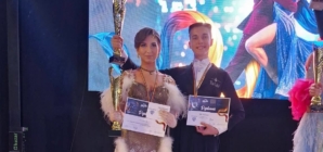 Sportivii băimăreni Emma Pop și Sergiu Chioreanu, locul II la Campionatul Național de dans sportiv pe clase