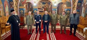 Vizita cadrelor militare la Centrul Eparhial