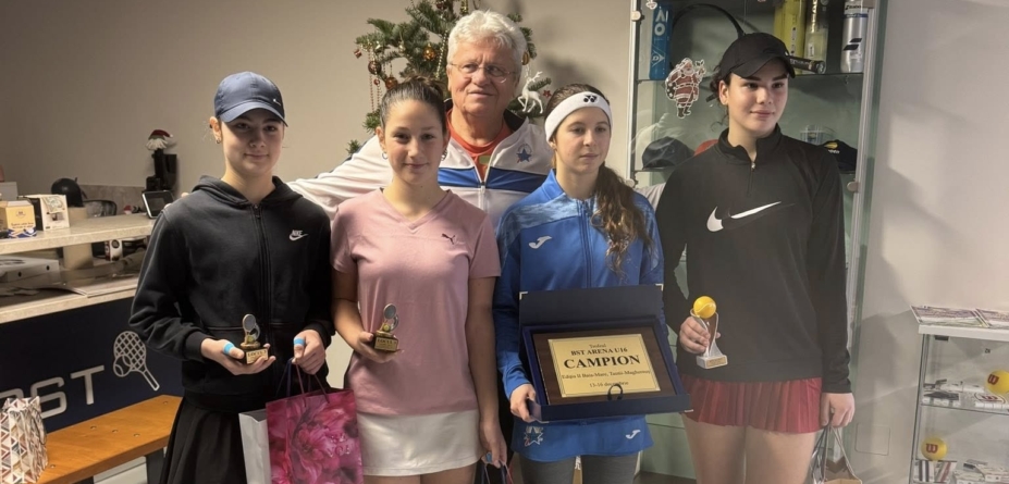 Podiumul turneului de tenis BST Arena, ediția a II-a, dominat de sportivii din Maramureș