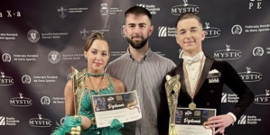 Dansatorii maramureșeni Luca Mădăras Aluaș – Hannah Gomboș, pe prima treaptă a podiumului la Campionatul Național de Clase al României şi la Cupa Mystic