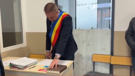 Administrație locală nouă la Poienile de sub Munte: primarul Țofei a depus jurământul