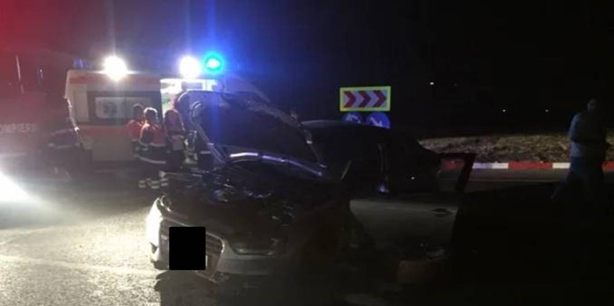 A început cheful mai repede: tânăr beat și fără permis, implicat într-un accident în Moisei