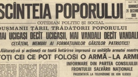 Revoluția Română 24 decembrie 1989 – Ajunul unui Crăciun de foc și deznădejde