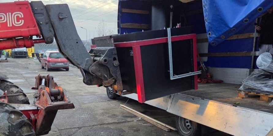 Incineratorul pentru animale a sosit la  Baia Mare și este gata de instalare