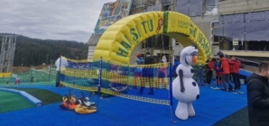 Izvoare Resort a deschis sezonul de iarnă cu prima pârtie sintetică din Maramureș