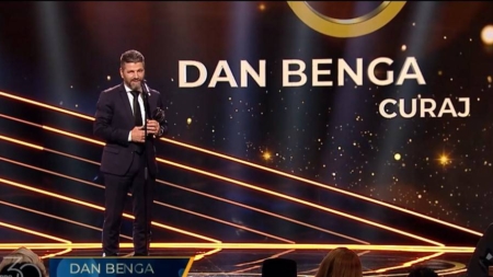 Dan Benga, premiat la Gala Pro TV – Eroul din munți, aplaudat în toată țara