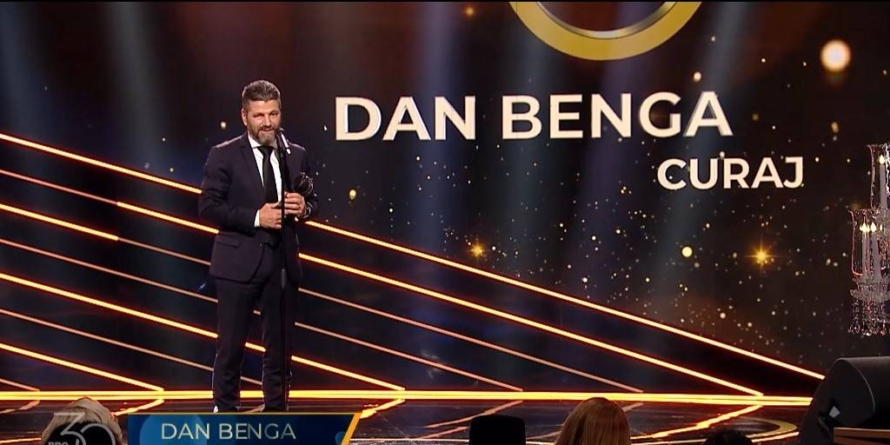 Dan Benga, premiat la Gala Pro TV – Eroul din munți, aplaudat în toată țara