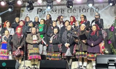 Magia sărbătorilor a cuprins Târgu Lăpuș: Târgul de Crăciun a fost plin de lumină, colinde și bucurie