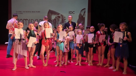 Clubul Sportiv Gloria din Baia Mare a strălucit pe scena concursului Dominarum Dance Competition