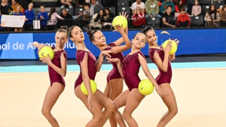 Gimnastele băimărence de la CSȘ 2 au obținut rezultate bune la Campionatul Național de Ansambluri din Bistrița
