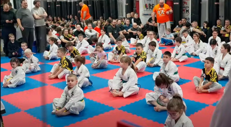 Dragonii băimăreni au întâmpinat Crăciunul la „Cupa Moșului la Taekwon-do ITF”