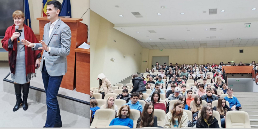 „Chimia din farfurie”: Conferință națională cu prof. univ. dr. Dan Cristian Vodnar în fața a peste 250 de elevi