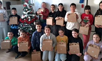 Daruri de la Moș Nicolae pentru copiii din Tăuții Măgherăuș