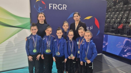 Performanțe remarcabile pentru gimnastele Clubului Sportiv Școlar Nr. 2 Baia Mare la Festivalul Național de Gimnastică Ritmică