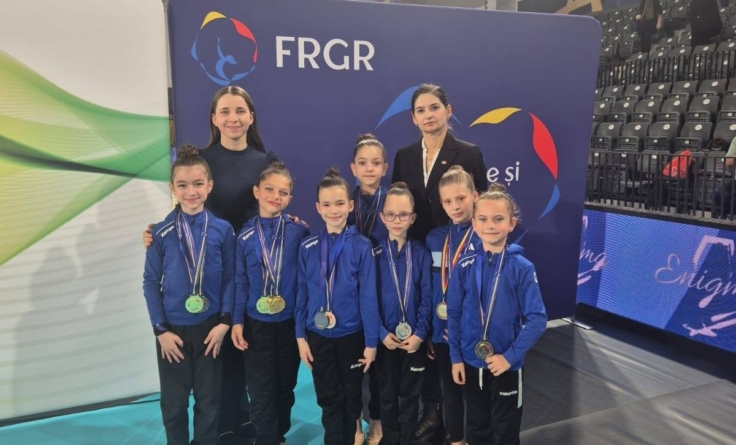 Performanțe remarcabile pentru gimnastele Clubului Sportiv Școlar Nr. 2 Baia Mare la Festivalul Național de Gimnastică Ritmică