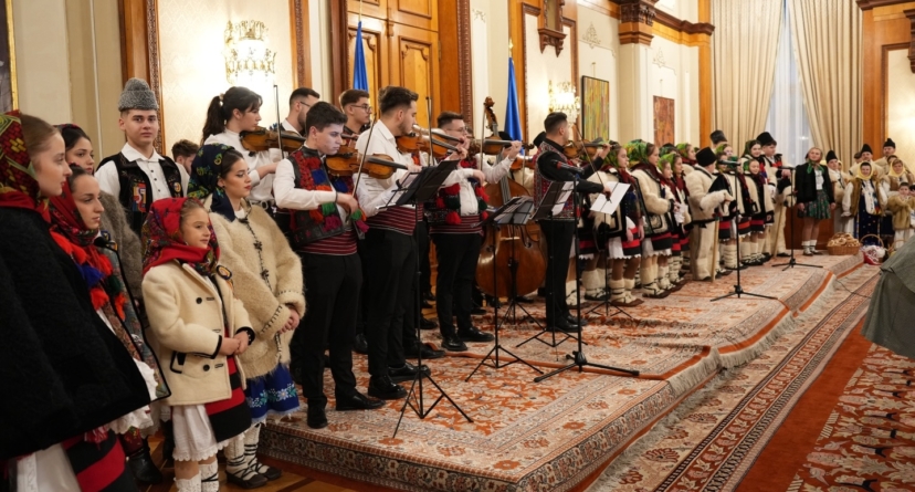 Colindele maramureșene au răsunat la Palatul Parlamentului