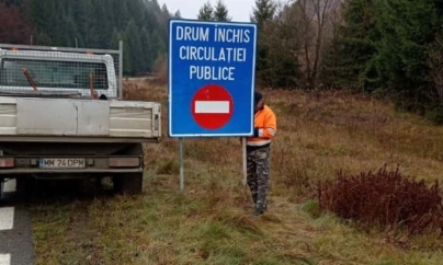 CJSU: Unele drumuri județene, închise pe timpul iernii; pe altele nu se vor face acțiuni de deszăpezire