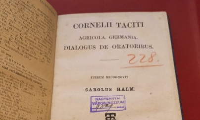 Un volum din 1858, exponatul lunii la Muzeul Județean de Istorie și Arheologie