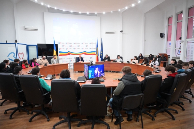 Tinerii de la Liceul Tehnologic „Grigore C. Moisil” Târgu Lăpuș au avut parte de o experiență interactivă la Primăria Municipiului Baia Mare