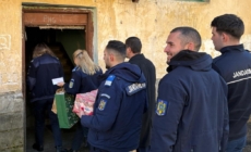 Jandarmii maramureșeni, alături de familiile nevoiașe în prag de sărbători