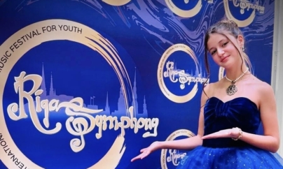 Băimăreanca Lotti Dărăbuș a reprezentat România la Festivalul Internațional „Riga Symphony” desfășurat în Letonia
