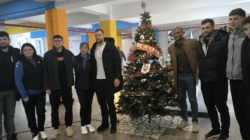 Jucători ai Minaurului, în vizită la Liceul „Anghel Saligny”