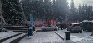Locuri de parcare amenajate în zona pârtiilor de schi din Cavnic