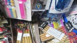 Zeci de kilograme de articole pirotehnice confiscate de polițiști în Baia Mare
