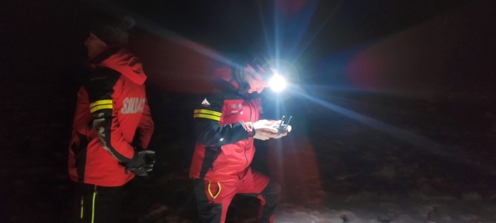Intervenție a salvamontiștilor maramureșeni în seara de Crăciun