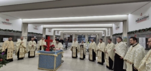 Taina Sfântului Maslu a fost săvârșită la Spitalul Județean de Urgență „Dr. Constantin Opriș” din Baia Mare