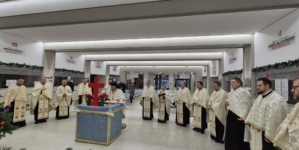 Taina Sfântului Maslu a fost săvârșită la Spitalul Județean de Urgență „Dr. Constantin Opriș” din Baia Mare