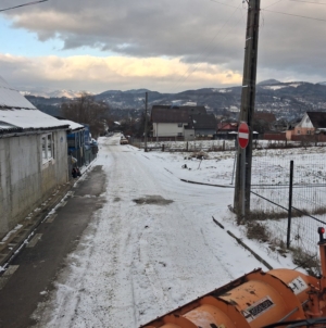 Apel la responsabilitate civică pentru vișeuani, în contextul condițiilor meteo de zăpadă