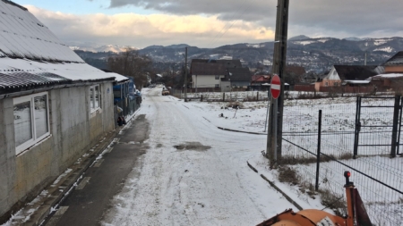 Apel la responsabilitate civică pentru vișeuani, în contextul condițiilor meteo de zăpadă