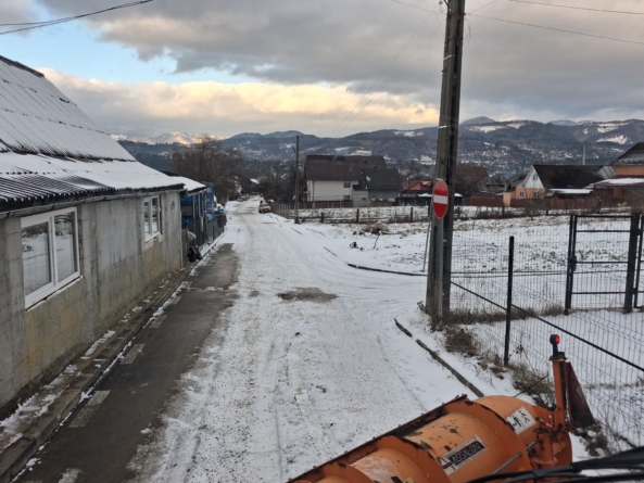 Apel la responsabilitate civică pentru vișeuani, în contextul condițiilor meteo de zăpadă