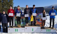 Sportivi din cadrul CSS Baia Sprie, pe podium la Campionatul Național de Orientare – Schi