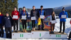 Sportivi din cadrul CSS Baia Sprie, pe podium la Campionatul Național de Orientare – Schi