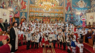 Etnicii ucrainieni din Maramureș sărbătoresc Crăciunul