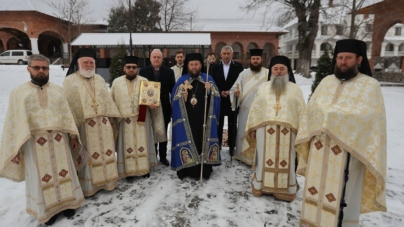 PS Timotei Sătmăreanul a slujit la Mănăstirea Bixad în prima zi a Anului Nou