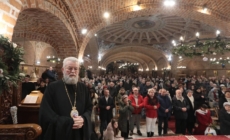 Slujba în noaptea trecerii dintre ani la Catedrala Episcopală din Baia Mare