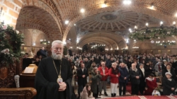 Slujba în noaptea trecerii dintre ani la Catedrala Episcopală din Baia Mare