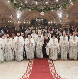 PS Iustin a slujit în prima zi a Anului Nou la Catedrala Episcopală „Sfânta Treime” din Baia Mare