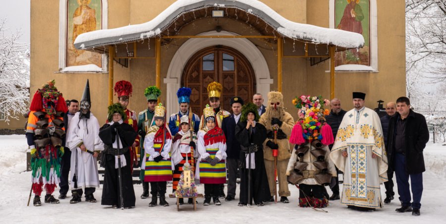 Sceneta tradițională a Viflaimului, readusă la viață în Parohia Ortodoxă Tisa