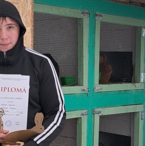 Pasiune, ambiție și muncă: Miklos Jozsef, tânărul din Dămăcușeni care face performanță în creșterea animalelor de rasă