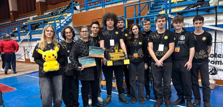 Echipa de robotică Tech-X din Sighetu Marmației, rezultat remarcabil la primul meet din acest sezon