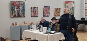 Dialog între sculptură, poezie și muzică, prilejuit de împlinirea a 70 de ani ai maestrului Ioan Marchiș, la Muzeul Județean de Artă „Centrul Artistic Baia Mare”