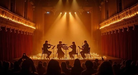 Balade rock la lumina lumânărilor în Baia Mare