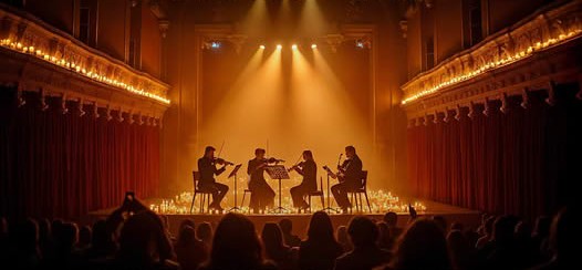 Balade rock la lumina lumânărilor în Baia Mare