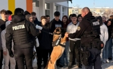 Polițiști la discuții cu elevii la Sighet